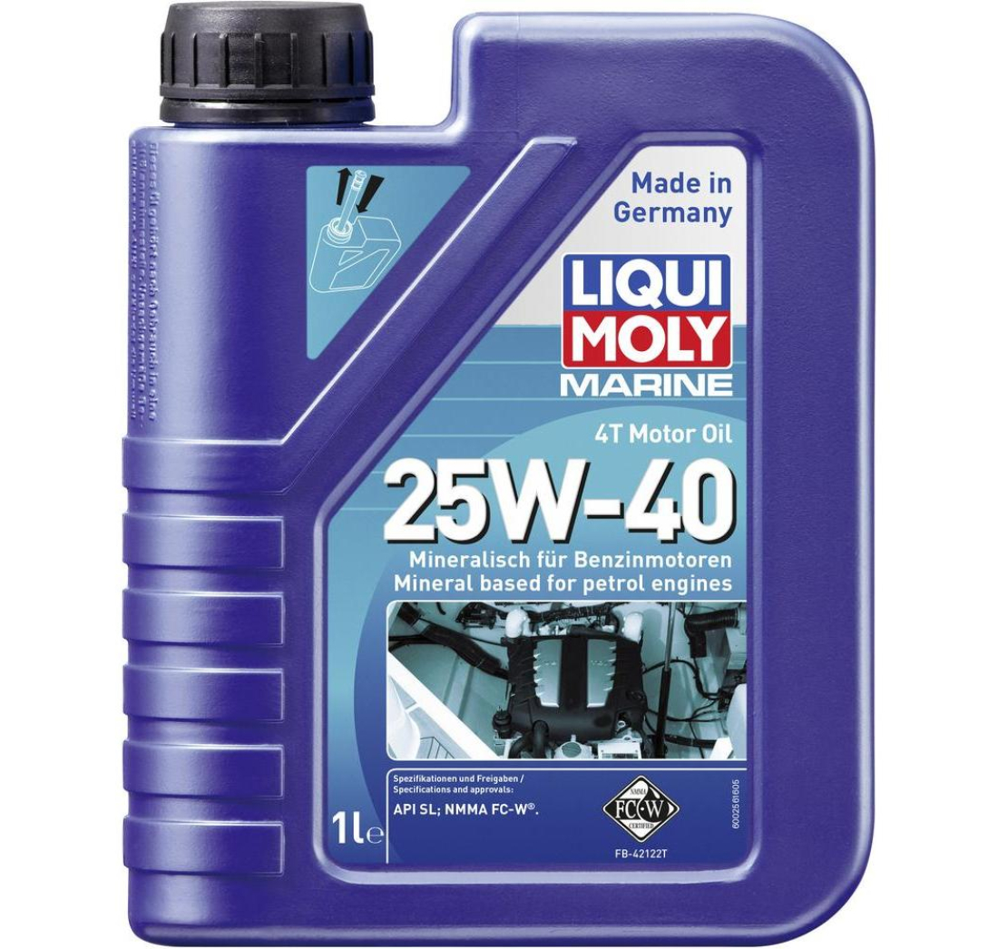 MOTORNO ULJE 4T 25W40 1l  LIQUI MOLY MARINE